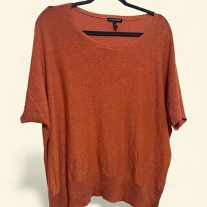 Eileen Fisher Vibrant Orange Knit Top